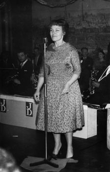 Cleo Laine, Johnny Dankworth Band, Sunday Sessions, Marquee Club, London, 1960. Creator: Brian Foskett