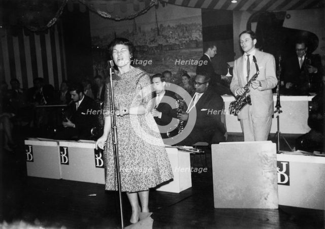 Cleo Laine, Johnny Dankworth Band, Sunday Sessions, Marquee Club, London, 1960. Creator: Brian Foskett.
