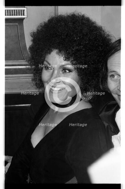 Cleo Laine, London, 1971.   Artist: Brian O'Connor.