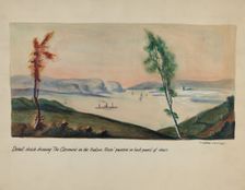 Clermont on Hudson Painting, 1935/1942. Creator: Ella Josephine Sterling