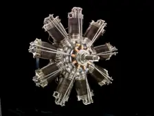 Clerget 9 A Diesel, Radial 9 Engine, ca. 1928. Creator: Panhard-Levassor