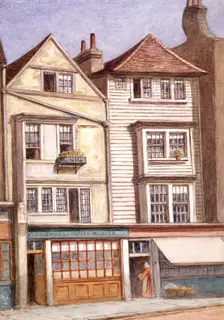 Clerkenwell Coffee House, Clerkenwell Green, Finsbury, London, 1871. Artist: JT Wilson