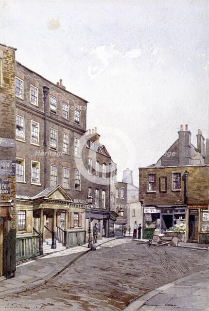 Clerkenwell Close, London, 1883. Artist: John Crowther