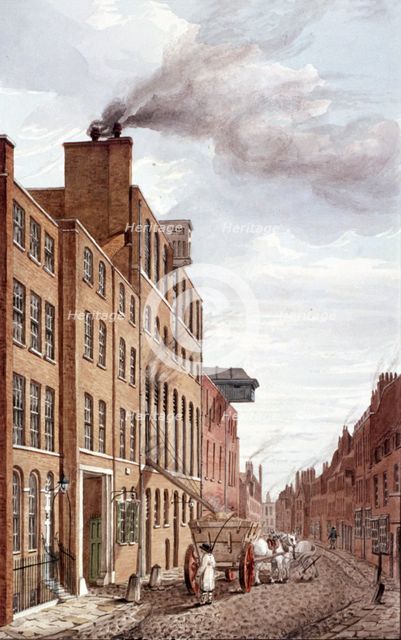 Clerkenwell Road, Finsbury, London, c1800. Artist: Anon