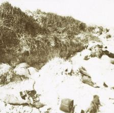 Clery after attack, France, c1914-c1918