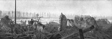 Clery Repris; La lisiere Sud de Clery: vue sur les marais Ommiecourt 1916. Creator: Unknown
