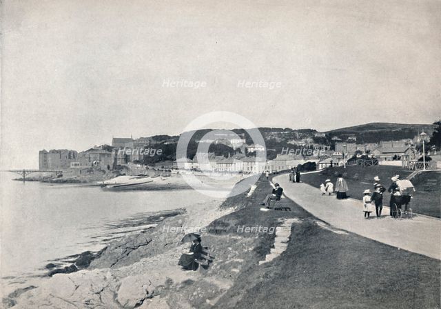 'Clevedon - The Green Beach', 1895. Artist: Unknown.