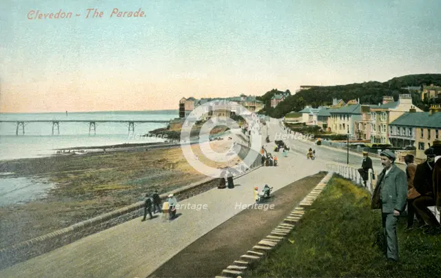 'Clevedon - The Parade', 1907. Creator: Unknown.