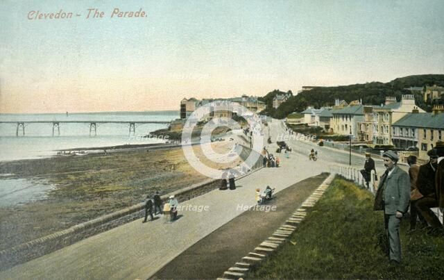 'Clevedon - The Parade', 1907. Creator: Unknown.