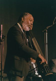 Cleveland Eaton, Count Basie Orchestra, Northampton, England, 1989. Creator: Brian Foskett