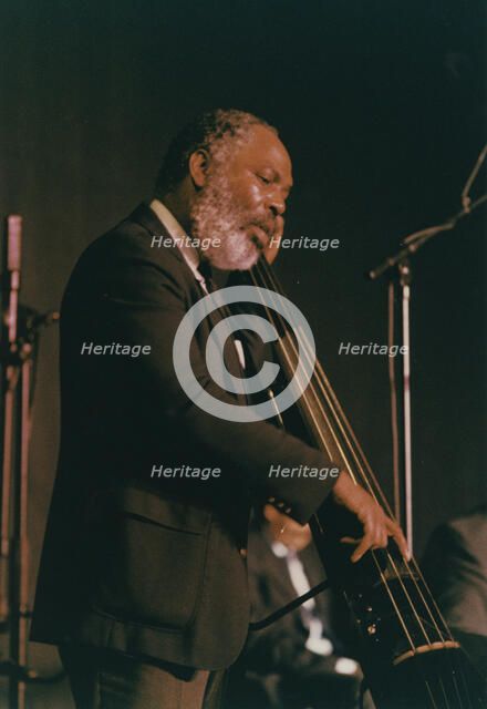 Cleveland Eaton, Count Basie Orchestra, Northampton, England, 1989. Creator: Brian Foskett.