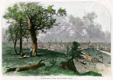 Cleveland, from Scranton's Hill, Ohio, USA, 19th century. Artist: Harley