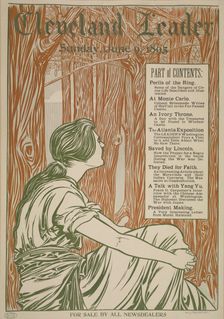 Cleveland leader. Sunday, Jun 9, 1895, c1893 - 1897. Creator: Unknown