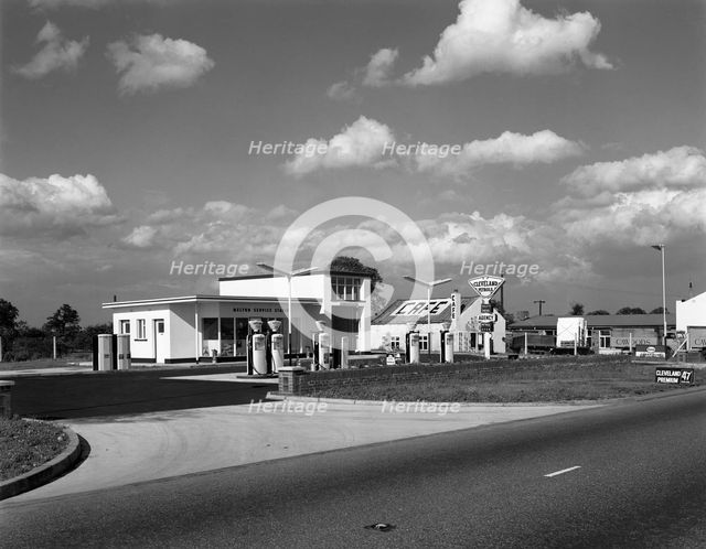 Cleveland Petrol Station, Marr, South Yorkshire, 1963. Creator: Michael Walters.