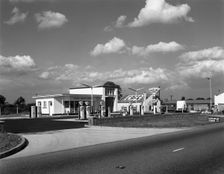 Cleveland Petrol Station, Marr, South Yorkshire, 1963. Creator: Michael Walters