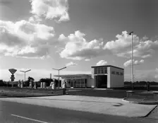 Cleveland Petrol Station, Marr, South Yorkshire, 1963. Creator: Michael Walters