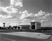 Cleveland Petrol Station, Marr, South Yorkshire, 1963. Creator: Michael Walters