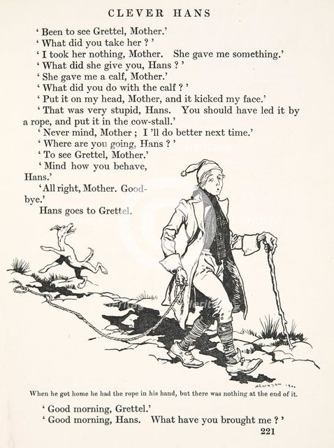 Clever Hans, 1909. 