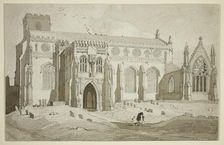 Cley Church, Norfolk, 1818. Creator: John Sell Cotman