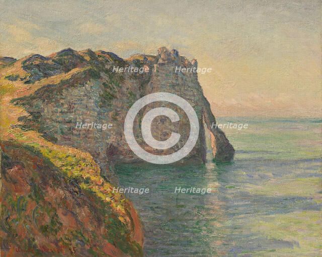 Cliff and Porte d'Aval, 1885. Creator: Monet, Claude (1840-1926).
