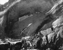 Cliff Dwellings, Mancos Canyon, Arizona, USA, 1893.Artist: John L Stoddard