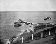 Cliff House and Seal Rocks, Golden Gate, California, USA, 1893.Artist: John L Stoddard