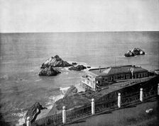 Cliff House and Seal Rocks, Golden Gate, California, USA, 1893.Artist: John L Stoddard