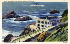 Cliff House and Seal Rocks, San Francisco, California, USA, 1932