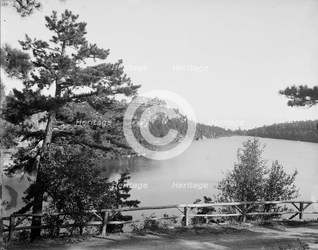 Cliff House from Sunset Rock, Lake Minnewaska, N.Y., between 1900 and 1905. Creator: Unknown.