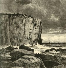 Cliff near Beaver Bay 1872. Creator: William Hart