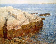 Cliff Rock - Appledore, 1903. Creator: Frederick Childe Hassam
