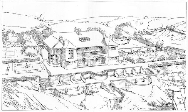 'Cliff Towers', 1898.Artist: C Harrison