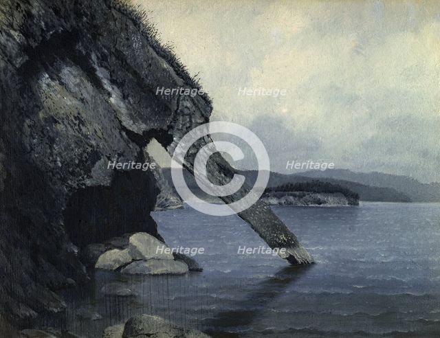Cliff "Trunk" and Shaman's Rock, 1880-1897. Creator: Pavel Mikhailovich Kosharov.
