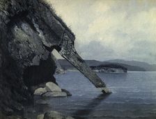 Cliff "Trunk" and Shaman's Rock, 1880-1897. Creator: Pavel Mikhailovich Kosharov