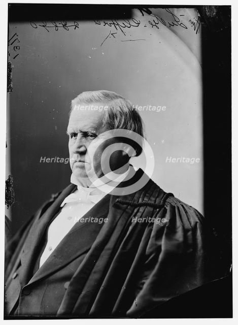 Clifford, Judge Nathan (Supreme Court), between 1870 and 1880. Creator: Unknown.