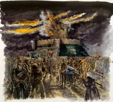 Clifford's Tower, 1190, (c1990-2010). Artist: Peter Dunn