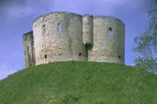 Clifford's Tower, York, North Yorkshire, 1997. Artist: J Bailey