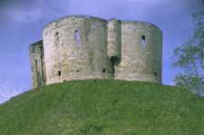Clifford's Tower, York, North Yorkshire, 1997. Artist: J Bailey