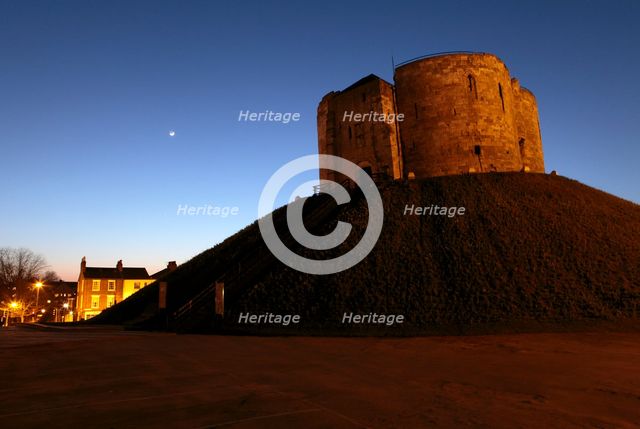Clifford's Tower, York, North Yorkshire, c1980-c2017. Artist: Historic England commissioned photographer.