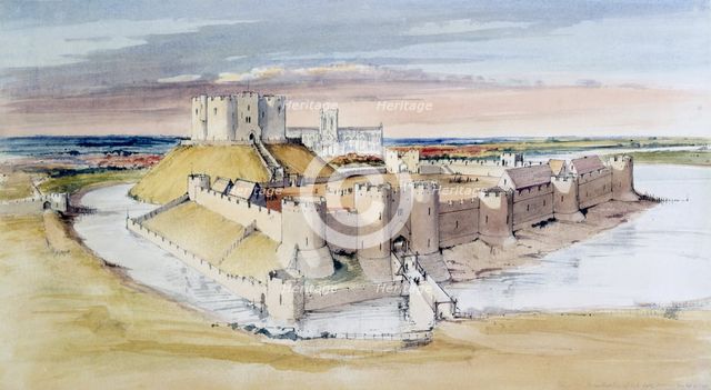 Clifford's Tower, c1200, (c1990-2010). Artist: Terry Ball.