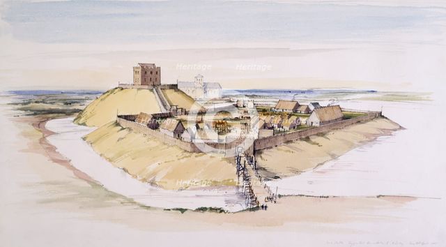 Clifford's Tower, late 11th century, (c1990-2010). Artist: Terry Ball.