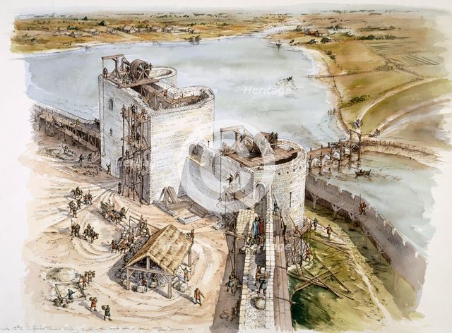 Clifford's Tower, late 13th century, (c1990-2010). Artist: Peter Dunn.