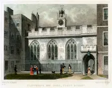 Clifford's Inn Hall, Fleet Street, City of London, 1830.Artist: J Hinchcliff