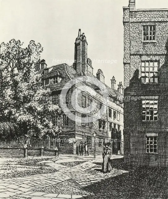 Clifford's Inn in the City of London, 1903, (1934). Creator: Frederick Landseer Maur Griggs.