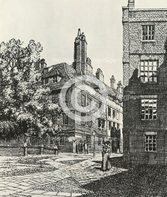 Clifford's Inn in the City of London, 1903, (1934). Creator: Frederick Landseer Maur Griggs.