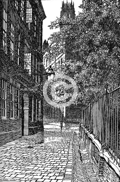 'Clifford's Inn, Looking North', 1903. Artist: Unknown.