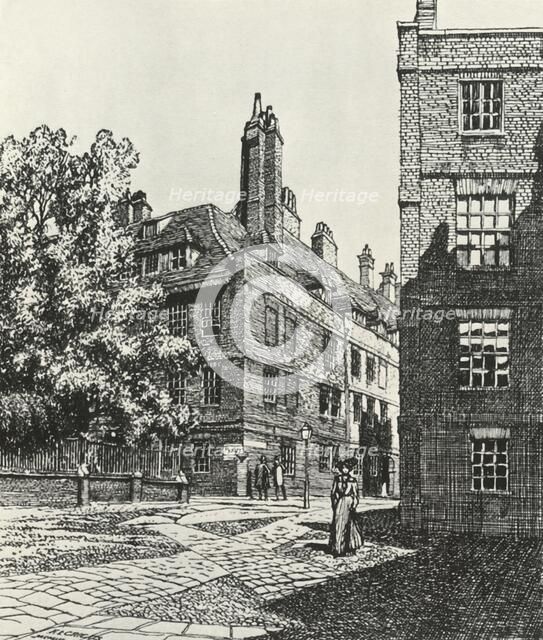 Clifford's Inn in the City of London, 1903, (1934). Creator: Frederick Landseer Maur Griggs.