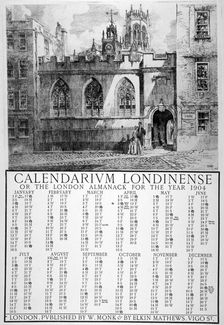 Clifford's Inn, London, 1903. Artist: William Monk