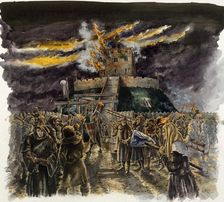 Clifford's Tower, 1190, (c1990-2010). Artist: Peter Dunn