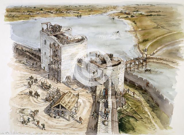 Clifford's Tower, late 13th century, (c1990-2010). Artist: Peter Dunn.